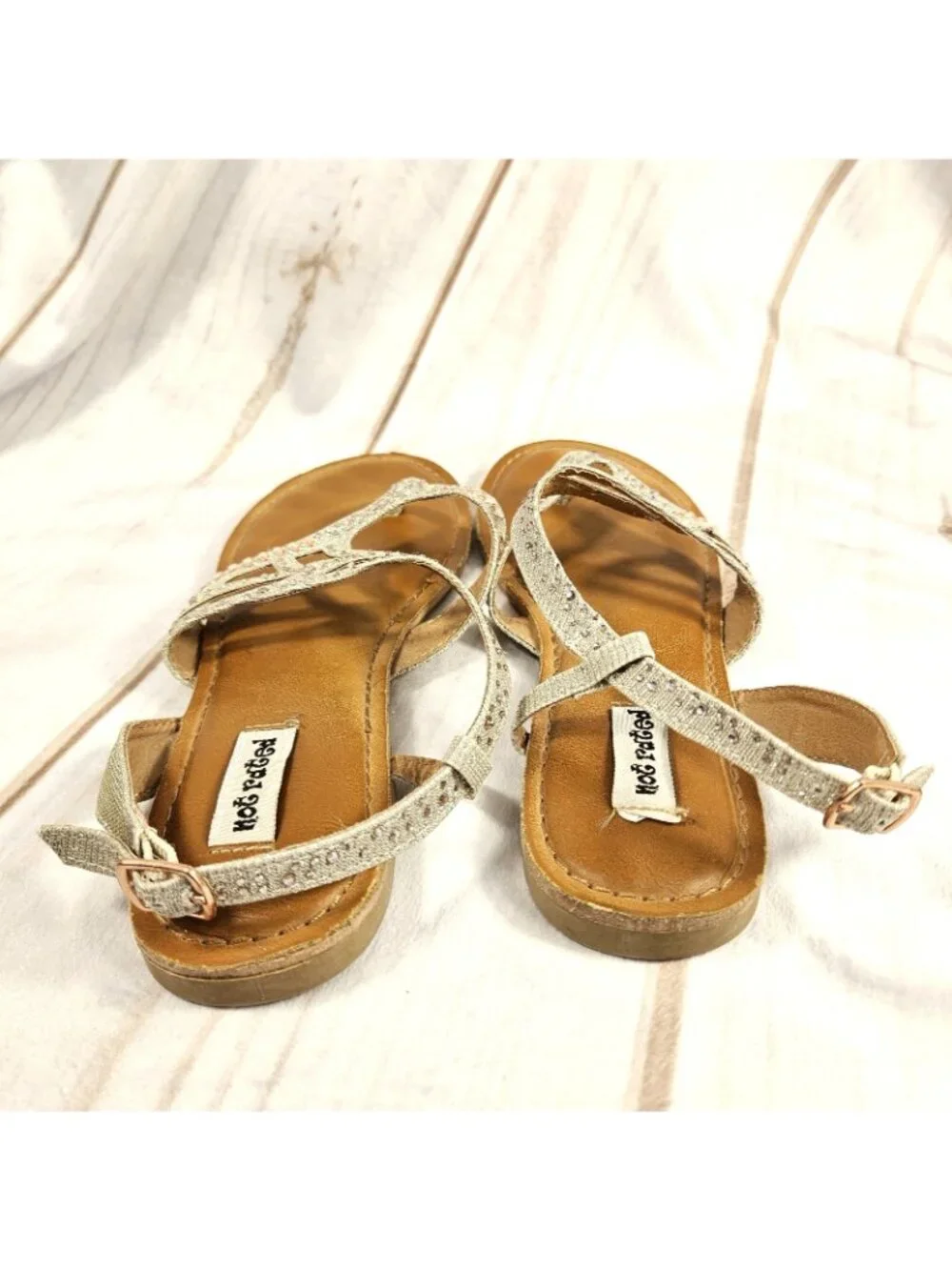 Girls Sandals Size 6.5 Not Rated Brentwood Youth Big Kid Sparkle Party Formal